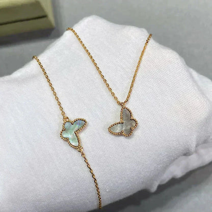 [VA]BUTTERFLY DARK MOP BUTTERFLY BRACELET