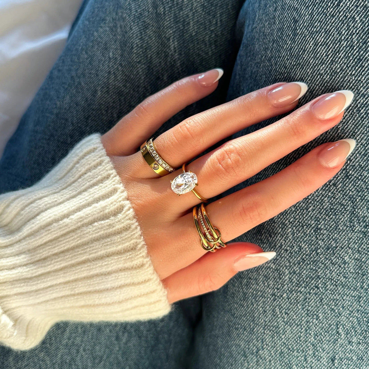 [VA]Dara Diamond Ring Stack