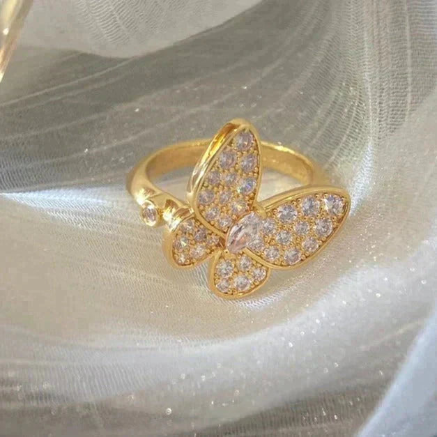 [VA]バタフライ ダイヤモンド リング