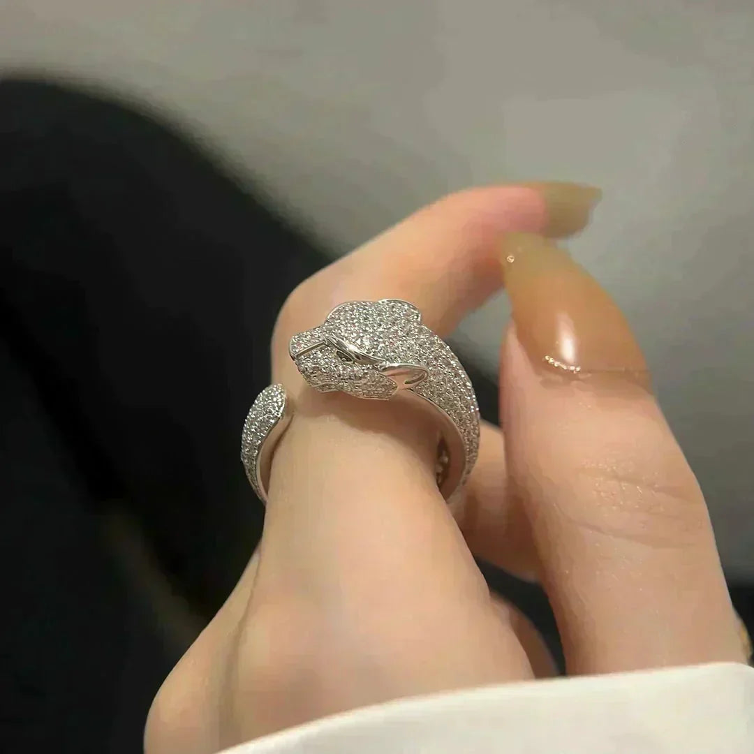 [VA]パンテール 5.5MM フルダイヤモンド リング