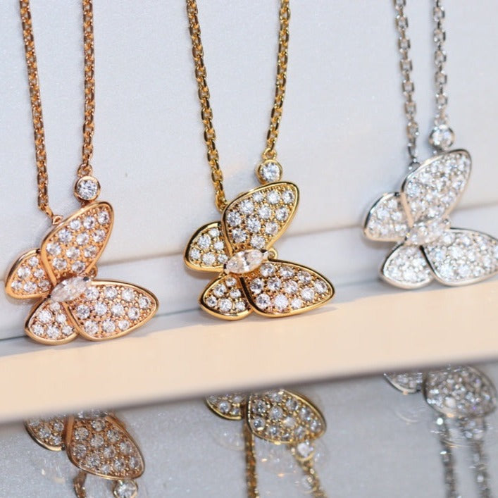 [VA]SCHMETTERLINGS-DIAMANTKETTE