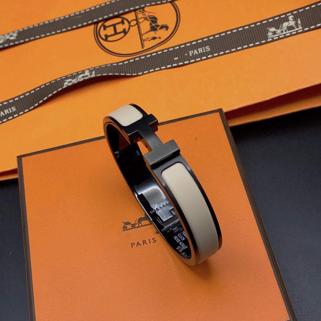 [VA]H-ARMBAND 12MM SCHWARZ BEIGE KERAMIK