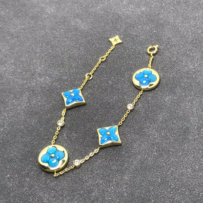 [VA]STAR AND SUN TURQUOISE 4 MOTIFS 3 DIAMONDS
