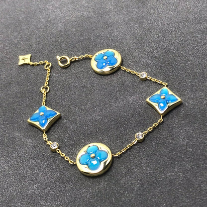 [VA]STAR AND SUN TURQUOISE 4 MOTIFS 3 DIAMONDS