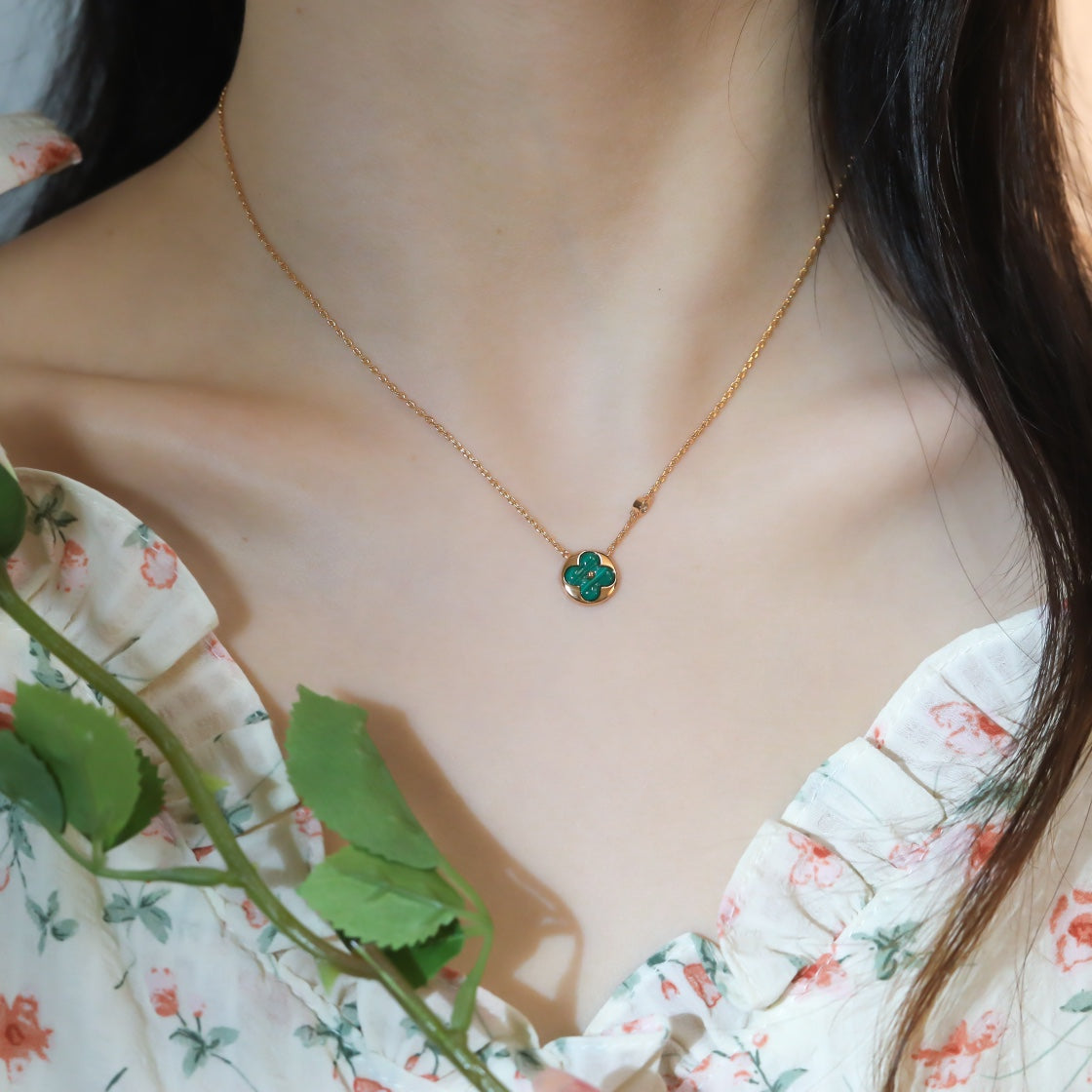 [VA]SUN ANHÄNGER ROSÉGOLD 1 DIAMANT HALSKETTE