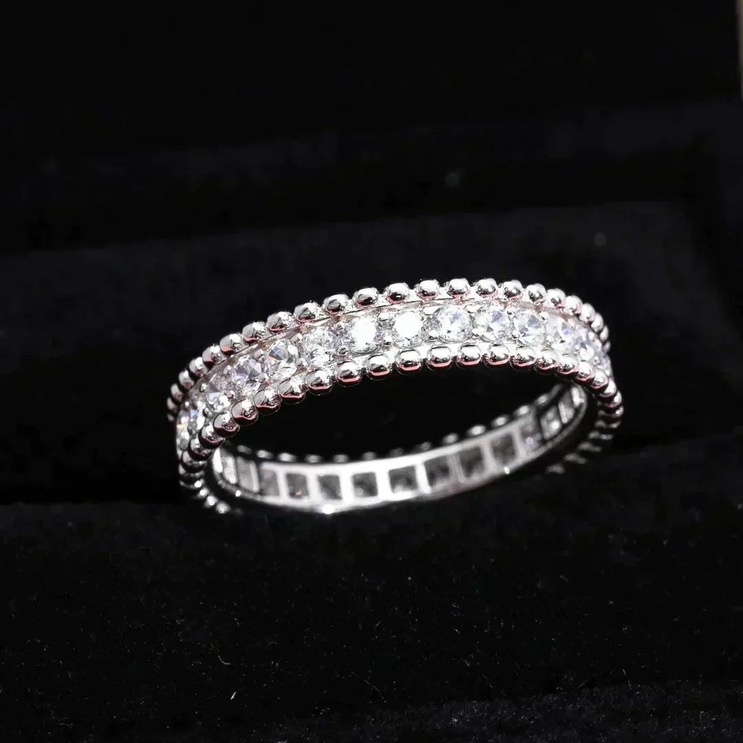 [VA]PERLEE DIAMANT-RING SILBER