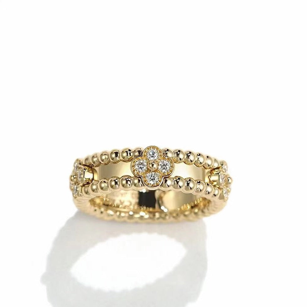 [VA]PERLEE GOLD DIAMOND RING