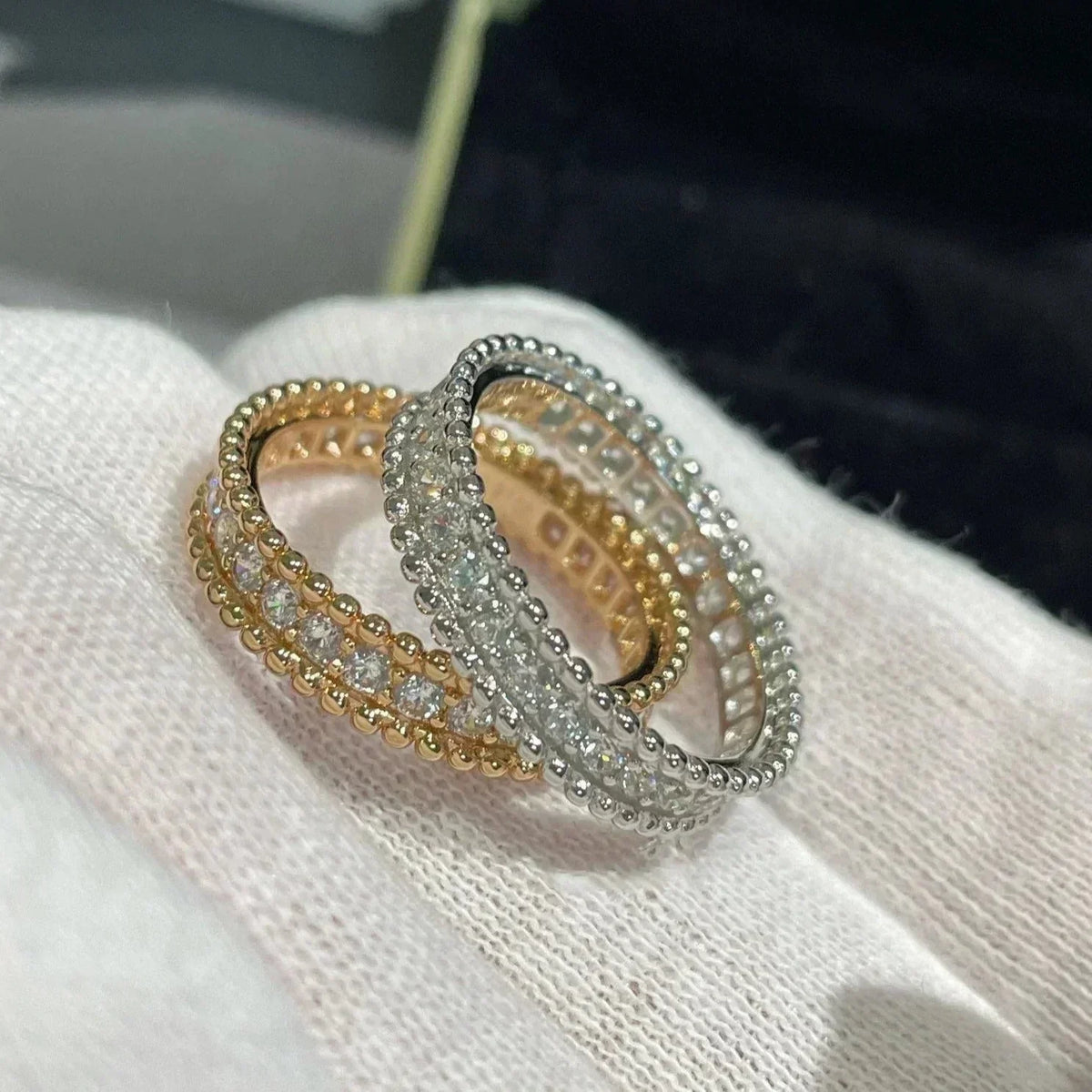 [VA]PERLEE DIAMANT-RING AUS ROSÉGOLD