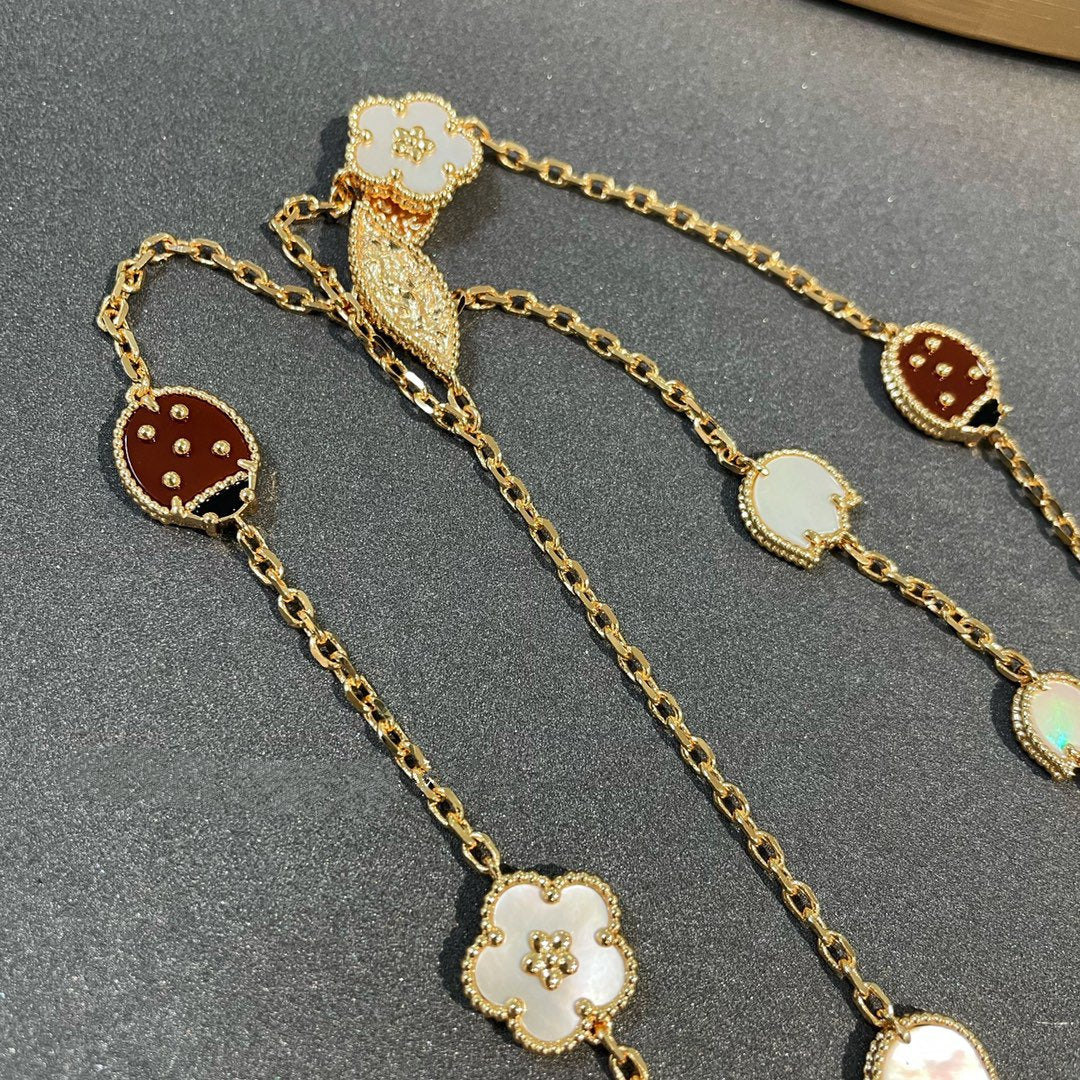 [VA]LUCKY SPRING 15 MOTIVE GOLDHALSKETTE