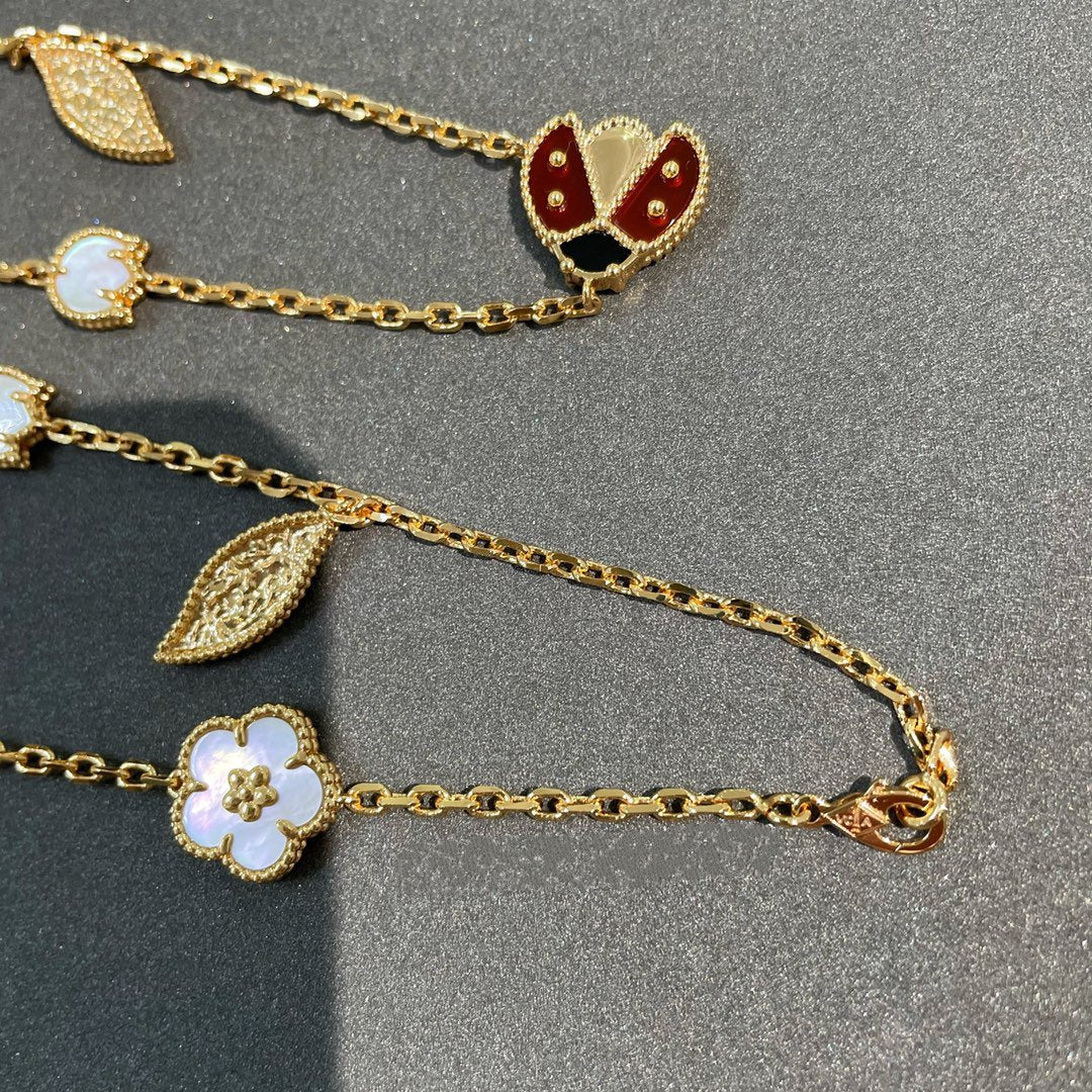 [VA]LUCKY SPRING 15 MOTIVE GOLDHALSKETTE