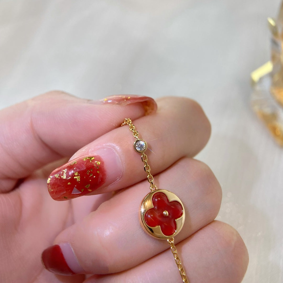 [VA]SUN PEDANT CARNELIAN BRACELET