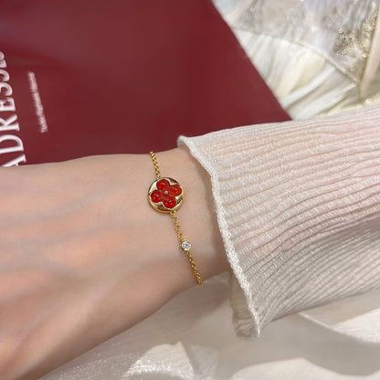 [VA]SUN PEDANT CARNELIAN BRACELET