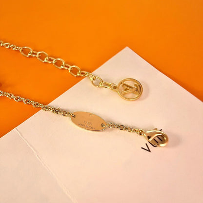 [VA]LOGO STAR MOTIF GOLD BRACELET