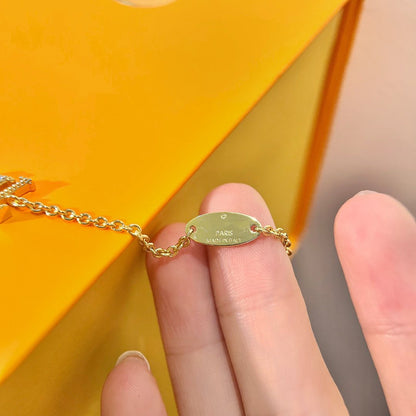 [VA]LOGO STAR MOTIF GOLD BRACELET