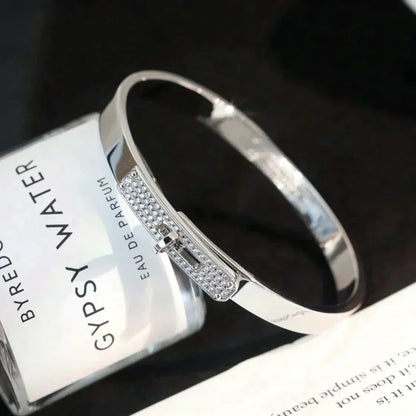[VA]KELLY SILVER DIAMOND BRACELET