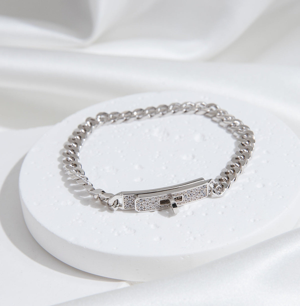 [VA]KELLY KETTENARMBAND SILBER DIAMANT