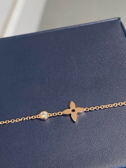 [VA]STAR DIAMOND PINK GOLD BRACELET