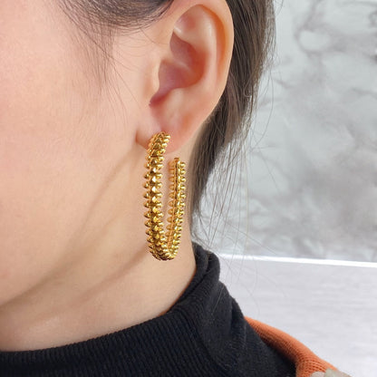 [VA]CLASH HOOP EARRINGS