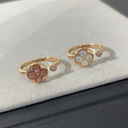 [VA]SUN 1 DIAMOND PINK MOP RING