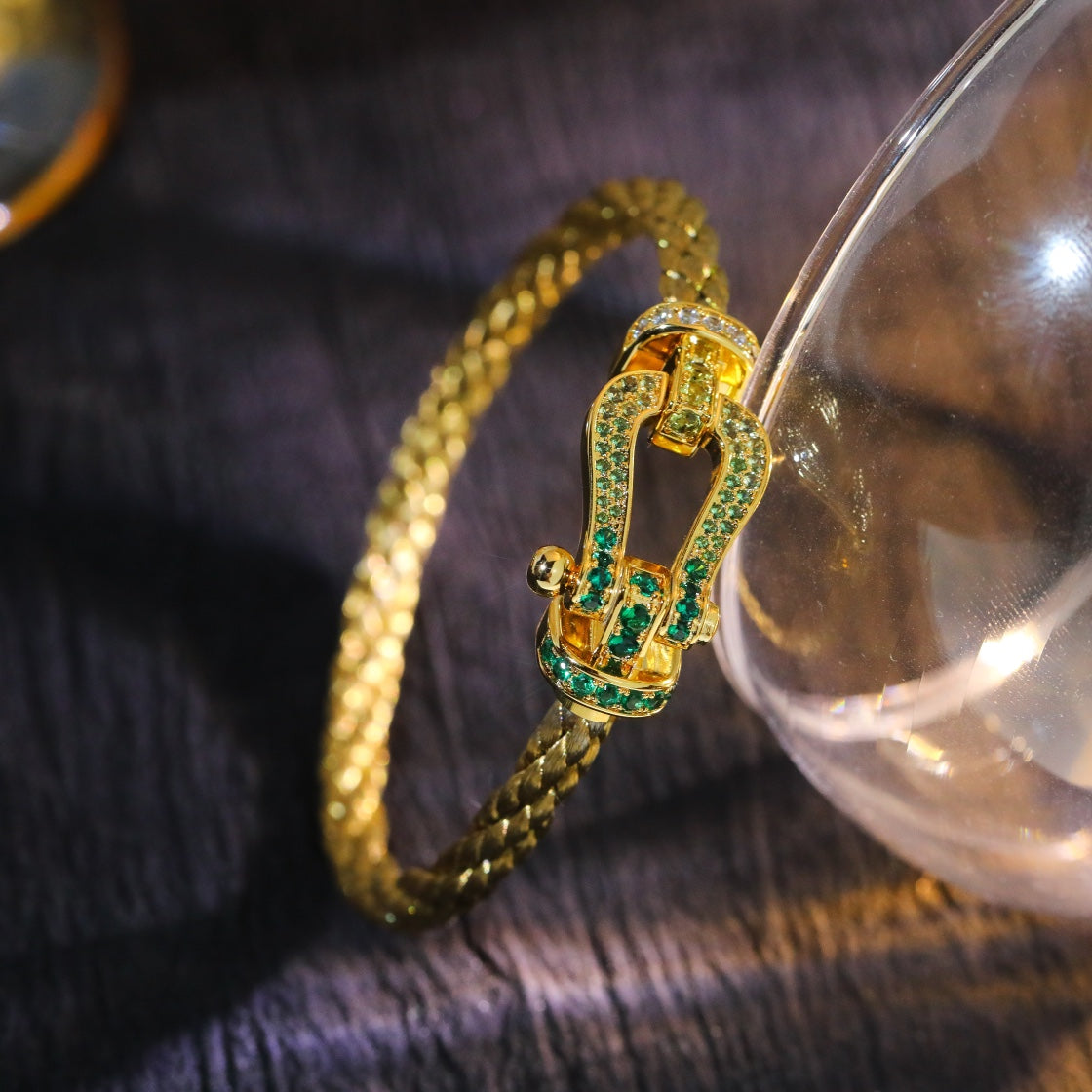 [VA]FORCE 10 GOLD GRÜN DIAMANT PAVÉ