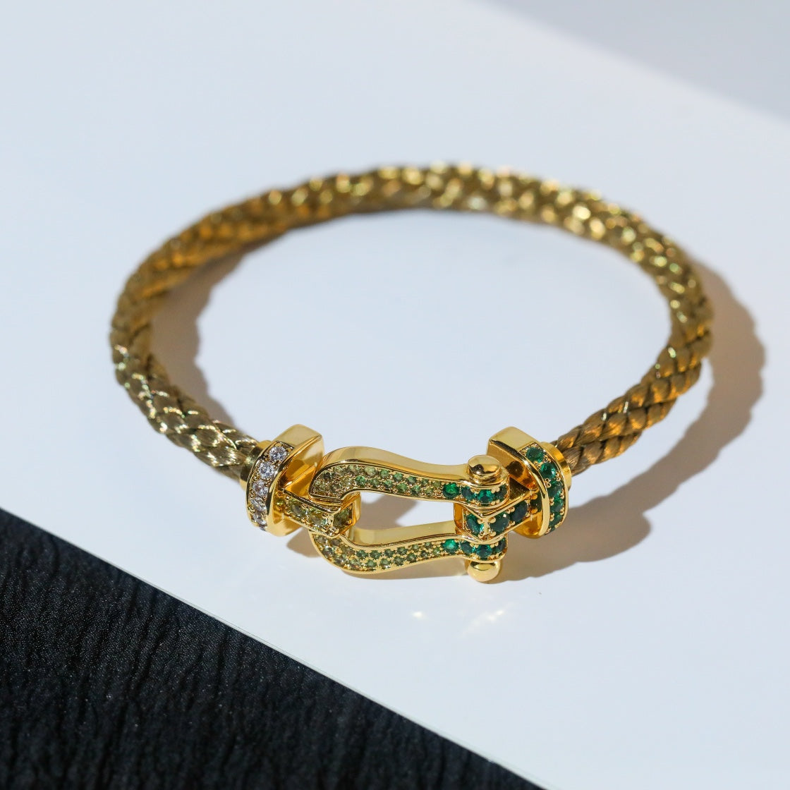 [VA]FORCE 10 GOLD GRÜN DIAMANT PAVÉ