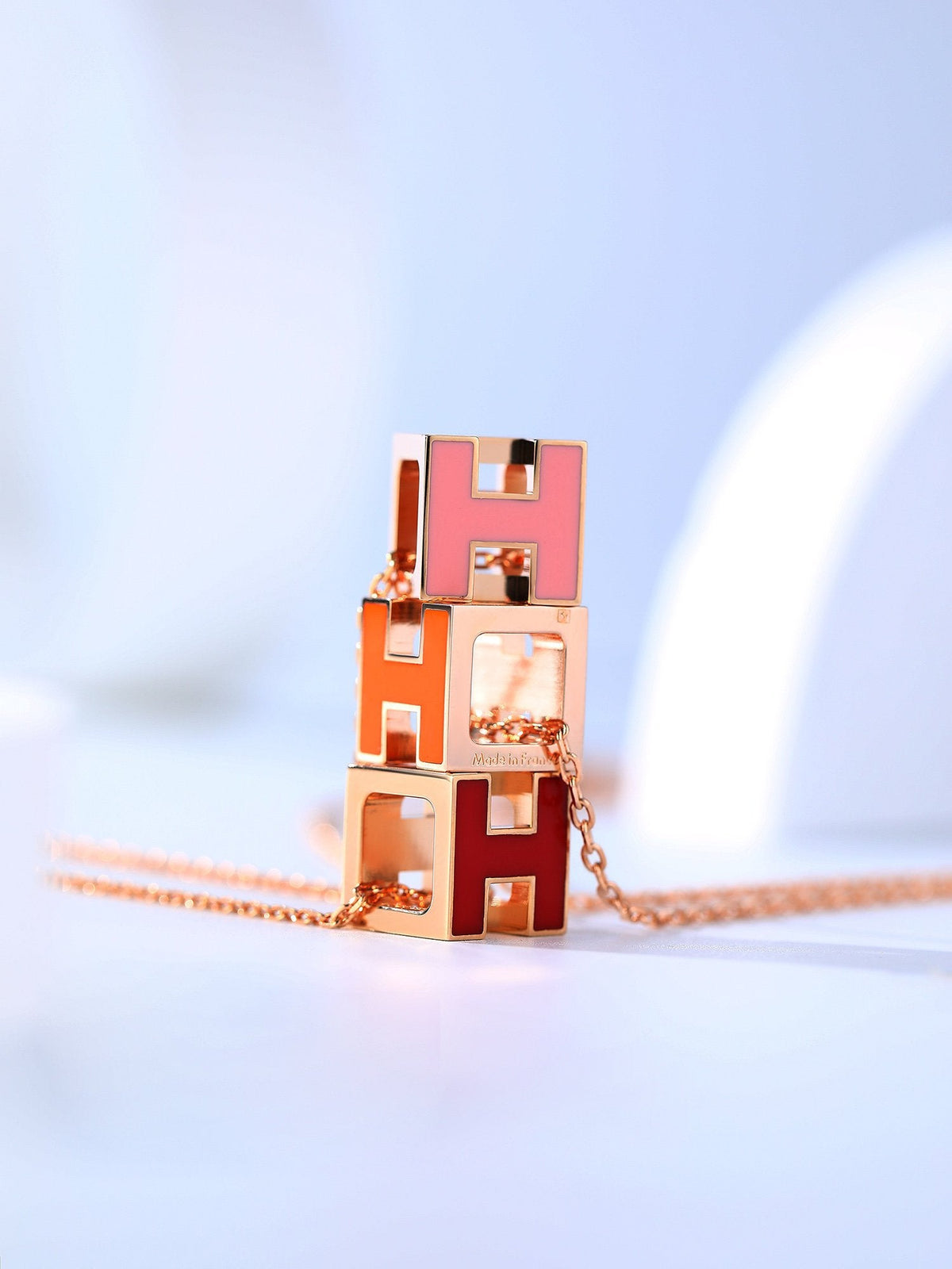 [VA]H CAGE HALSKETTE ROSÉGOLD