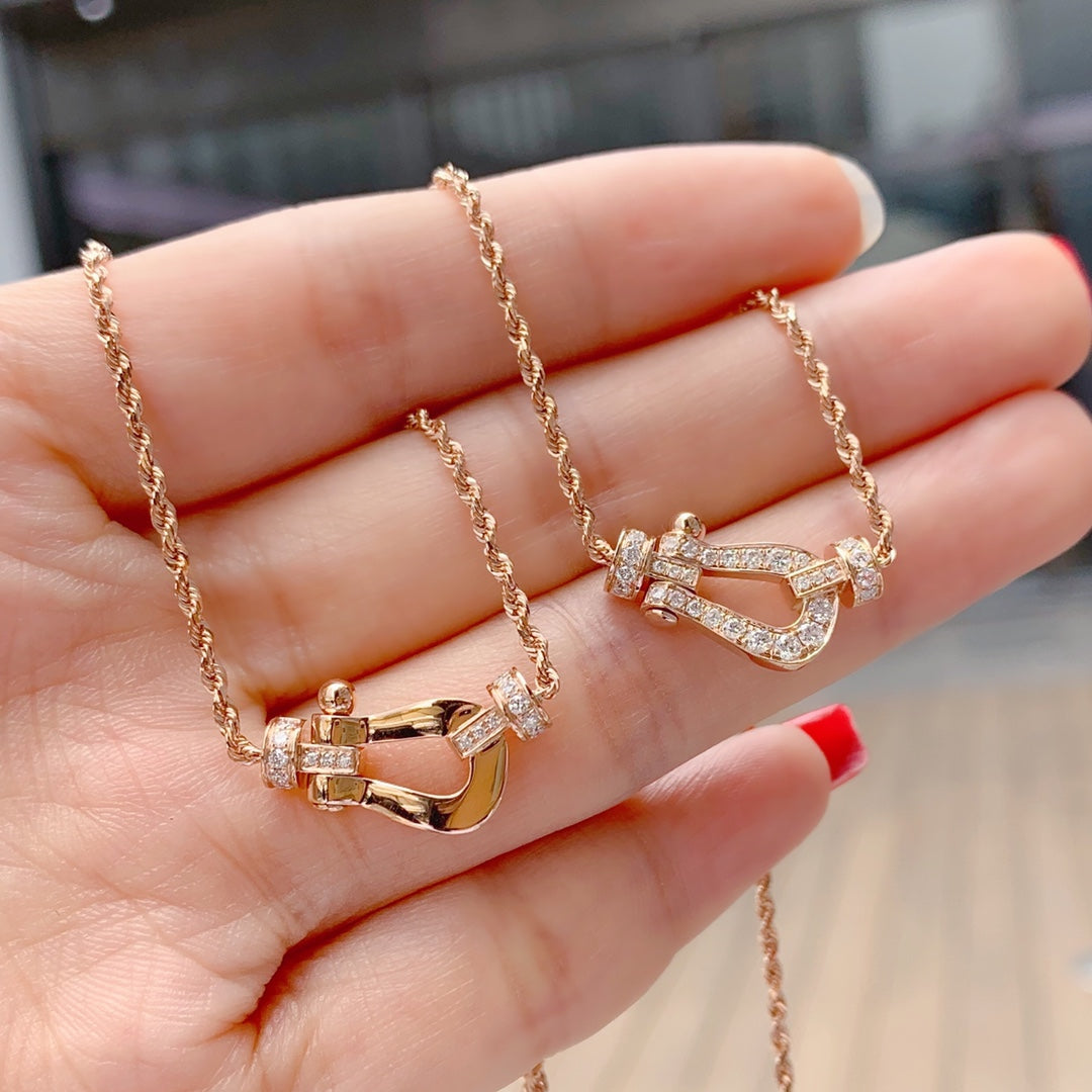 [VA]FORCE 10 HALSKETTE AUS ROSÉGOLD MIT DIAMANTEN