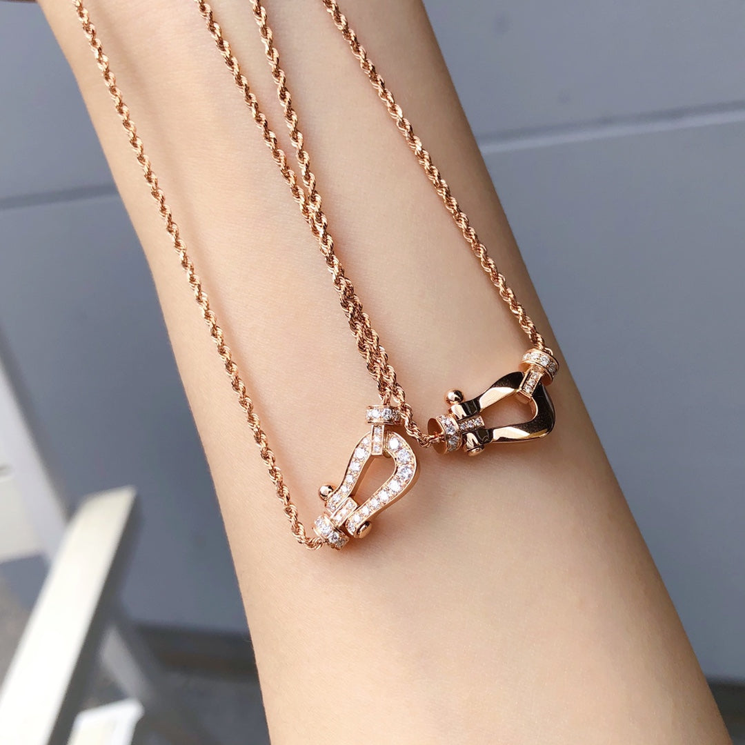 [VA]FORCE 10 HALSKETTE AUS ROSÉGOLD MIT DIAMANTEN