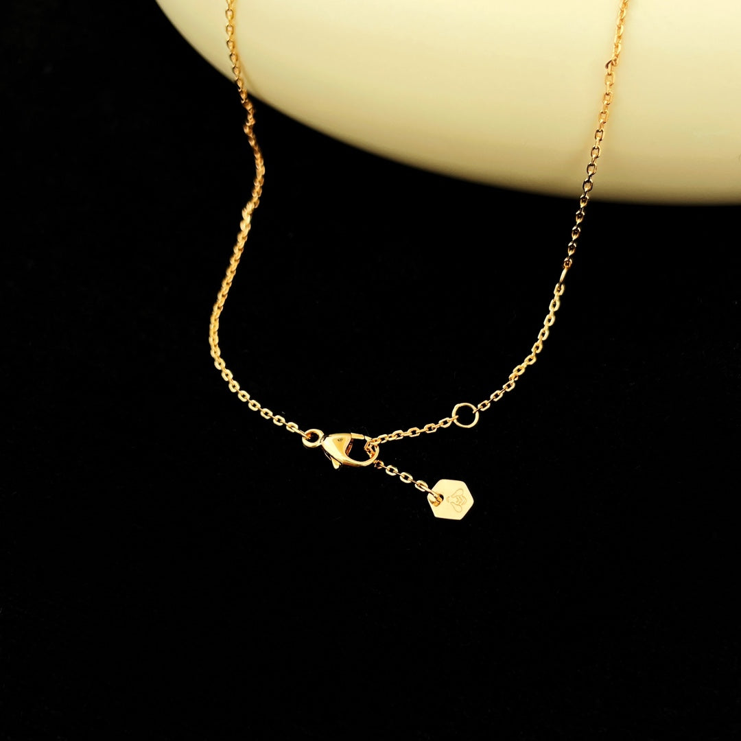 [VA]BEE MINI ANHÄNGER DIAMANT-HALSKETTE