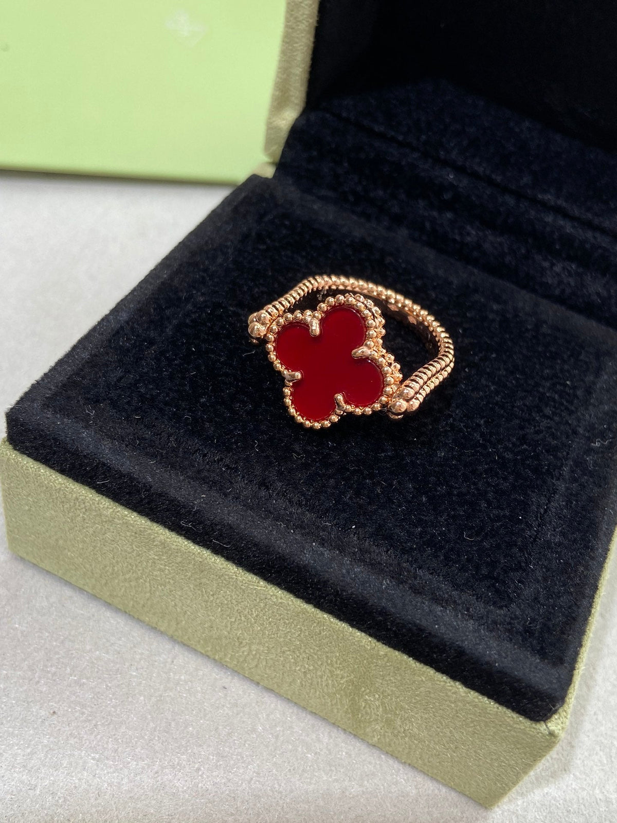 [VA]CLOVER WENDE-RING IN ROSÉGOLD