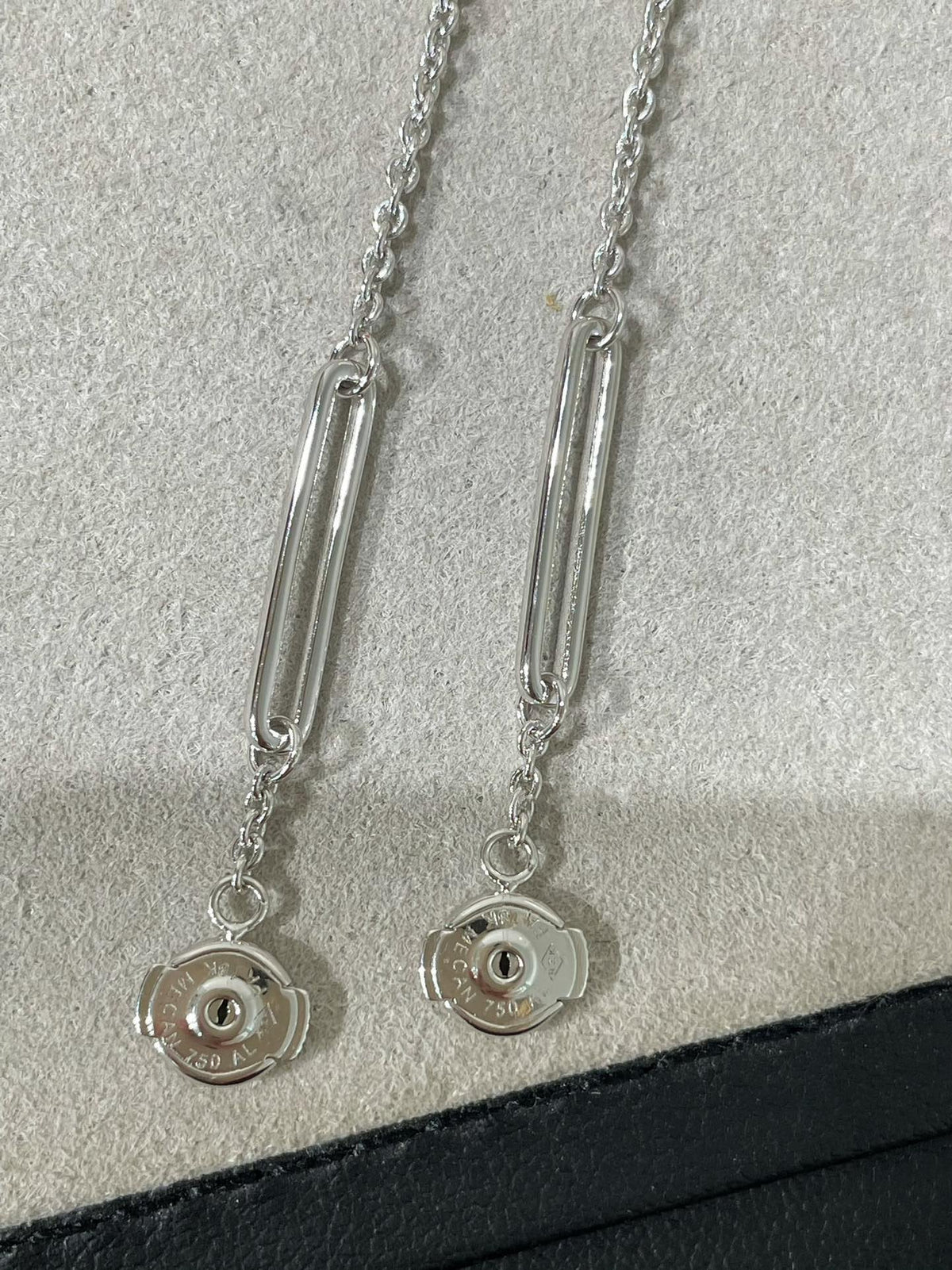 [VA]CHAINE CHAOS DIAMOND DROP EARRINGS