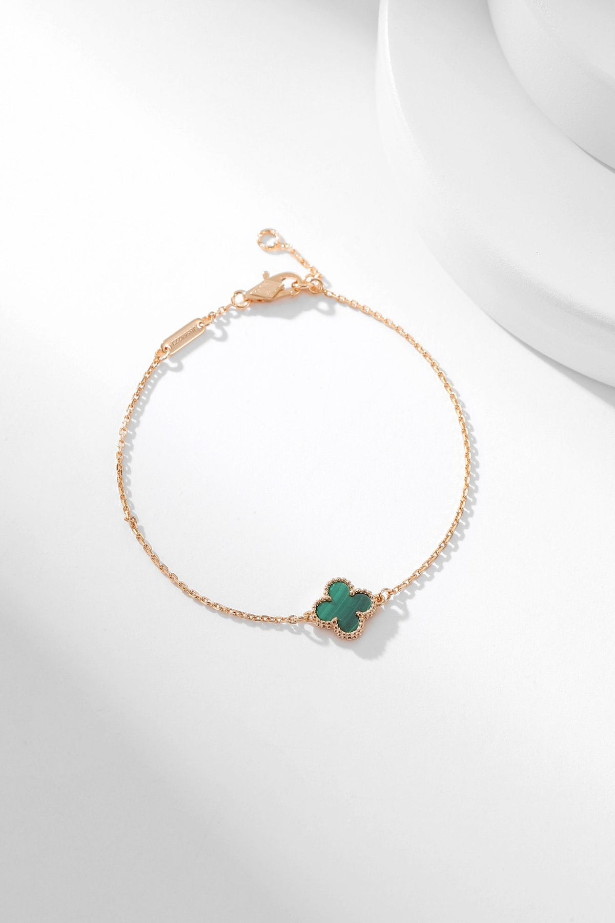[VA]CLOVER-ARMBAND MALACHIT 1 MOTIV