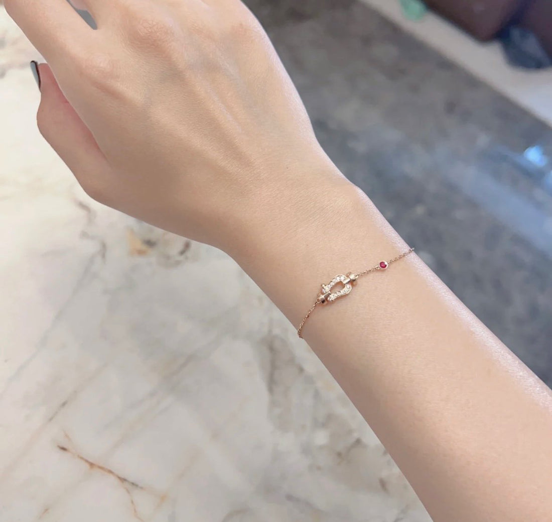 [VA]FORCE 10 DIAMANT GLIEDERARMBAND AUS ROSÉGOLD