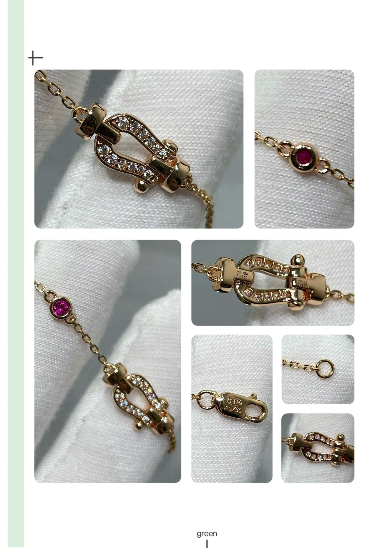 [VA]FORCE 10 DIAMANT GLIEDERARMBAND AUS ROSÉGOLD