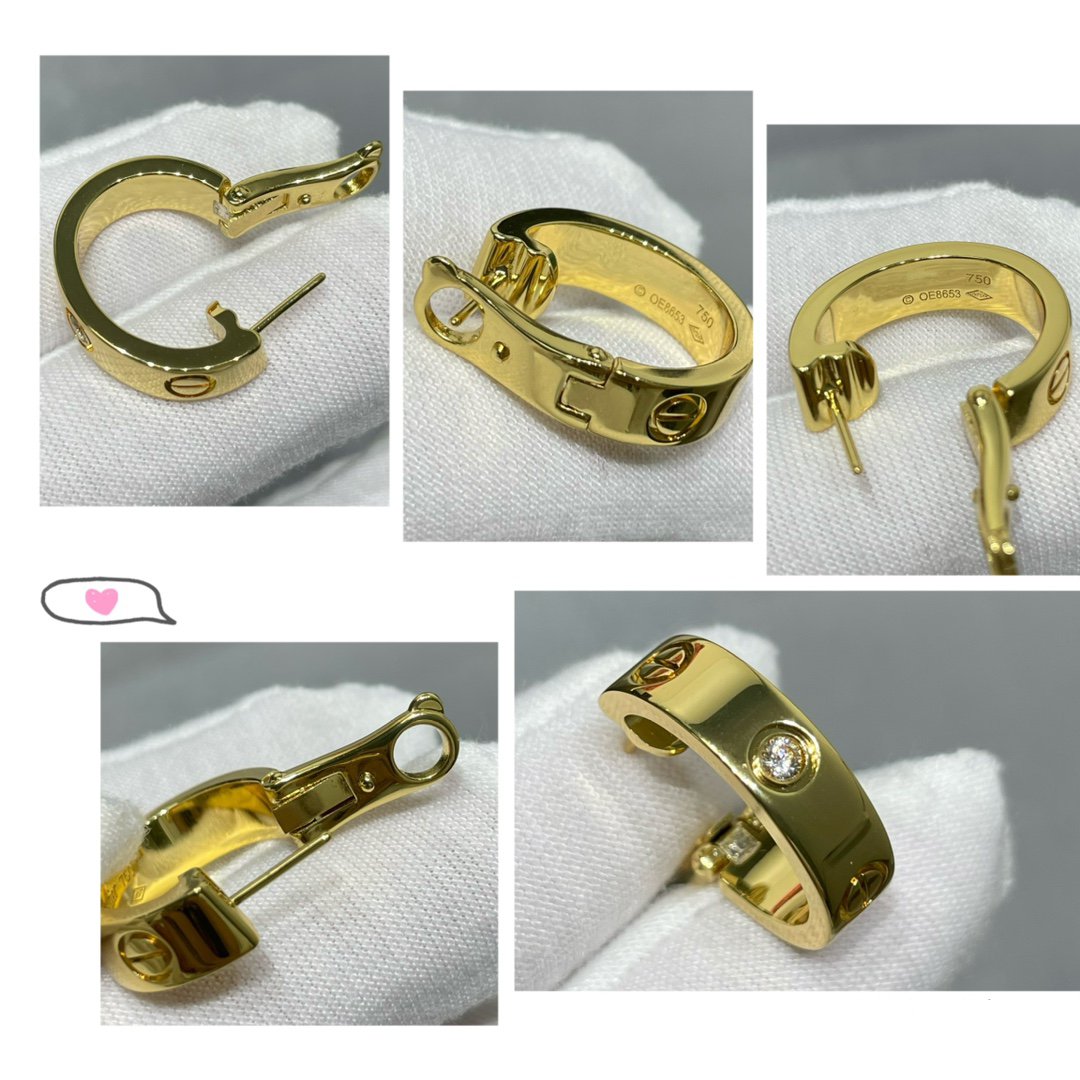 [VA]LOVE 5.5MM 1ポイントダイヤモンドピアス