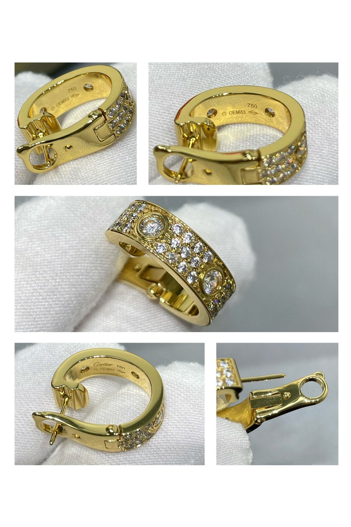 {"VA": "LOVE 5.5MM ダイヤモンドパヴェピアス"}