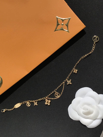 [VA]BLOOMING PINK GOLD MOP BRACELET