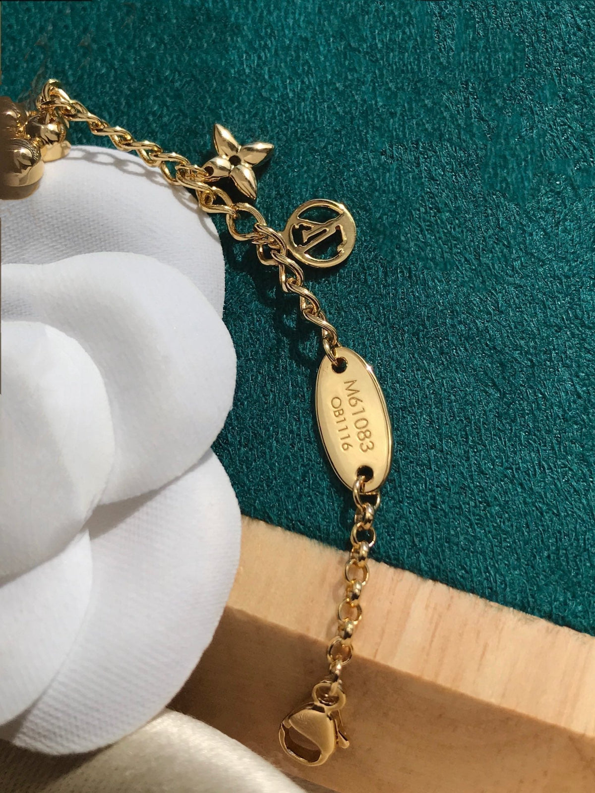[VA]BLOOMING PINK GOLD MOP BRACELET