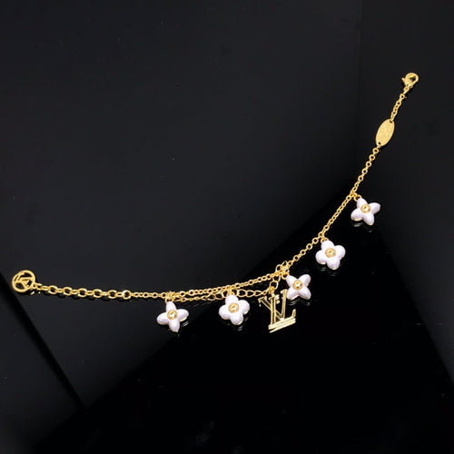 [VA]LOGO 6 MOTIF STAR AND SUN GOLD BRACELET