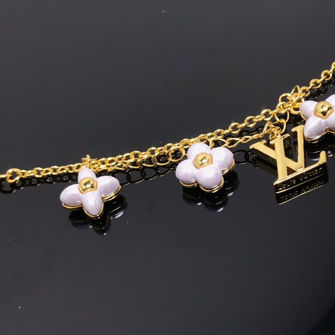 [VA]LOGO 6 MOTIF STAR AND SUN GOLD BRACELET