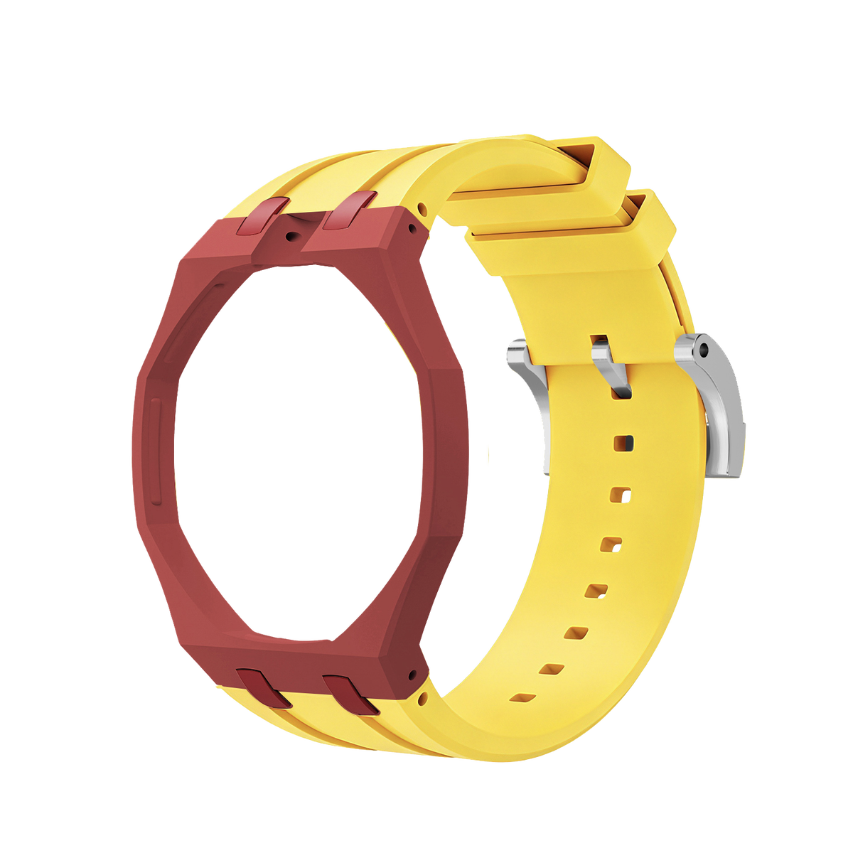 VA-Armband Exklusives Biokeramik-Gehäuse & Silikonarmband in gemischten Farben