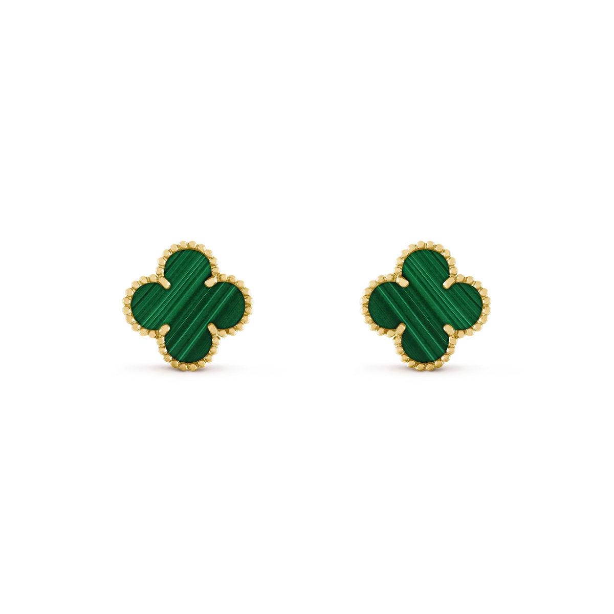 [VA]CLOVER MEDIUM 1 MOTIF OHRRINGE MALACHIT