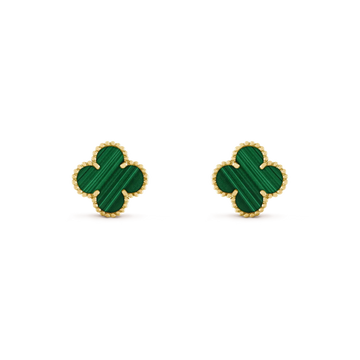 [VA]CLOVER MEDIUM 1 MOTIF OHRRINGE MALACHIT