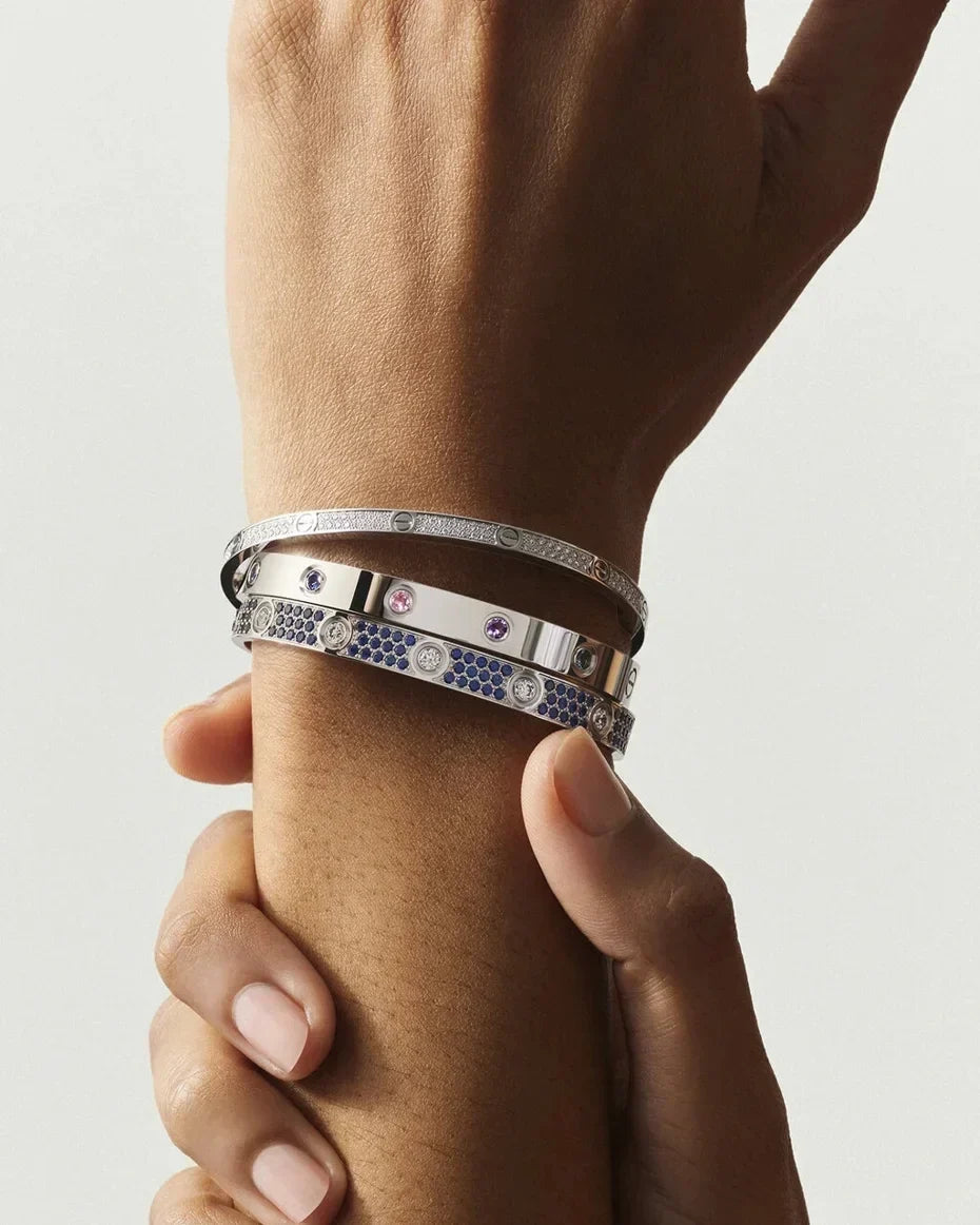 [VA]Classic 6.1mm Love Bracelet 10-Diamond Full Pavé