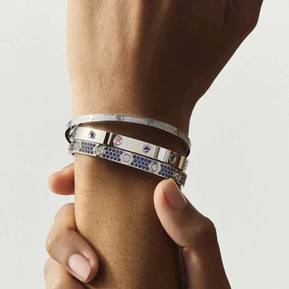 [VA]Classic 6.1mm Love Bracelet 10-Diamond Multicolor