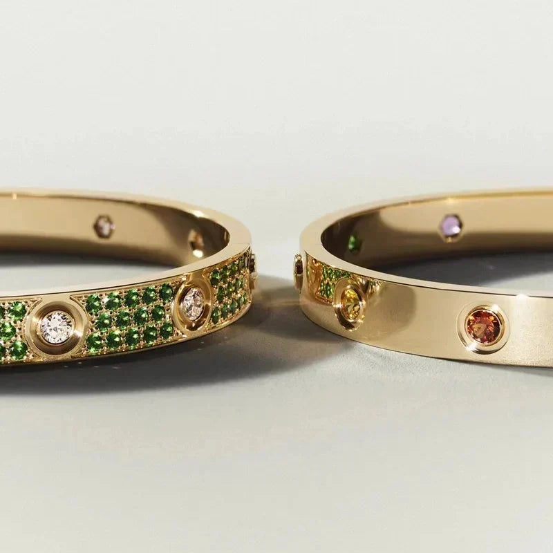 [VA]Classic 6.1mm Love Bracelet 10-Diamond Multicolor