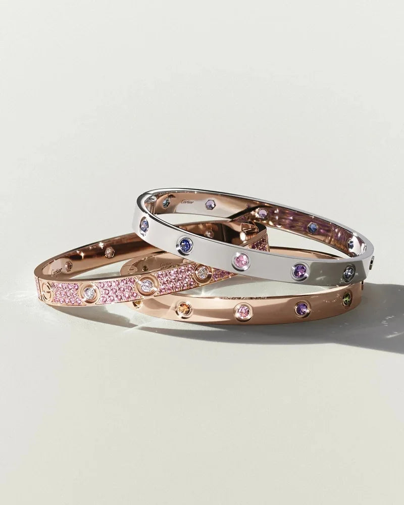 [VA]Classic 6.1mm Love Bracelet 10-Diamond Full Pavé