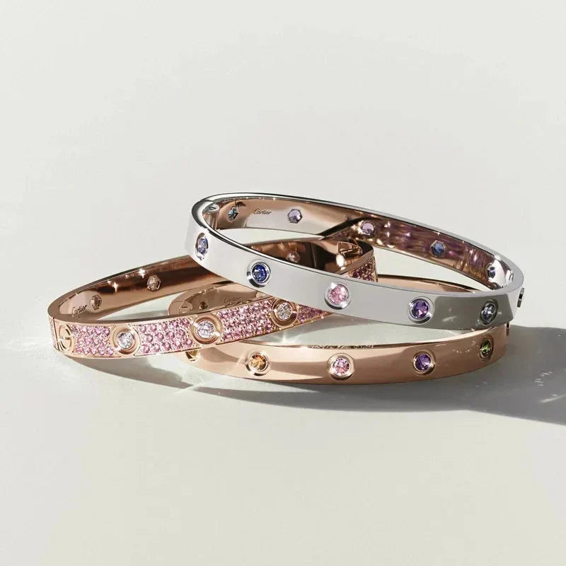 [VA]Classic 6.1mm Love Bracelet 10-Diamond Multicolor