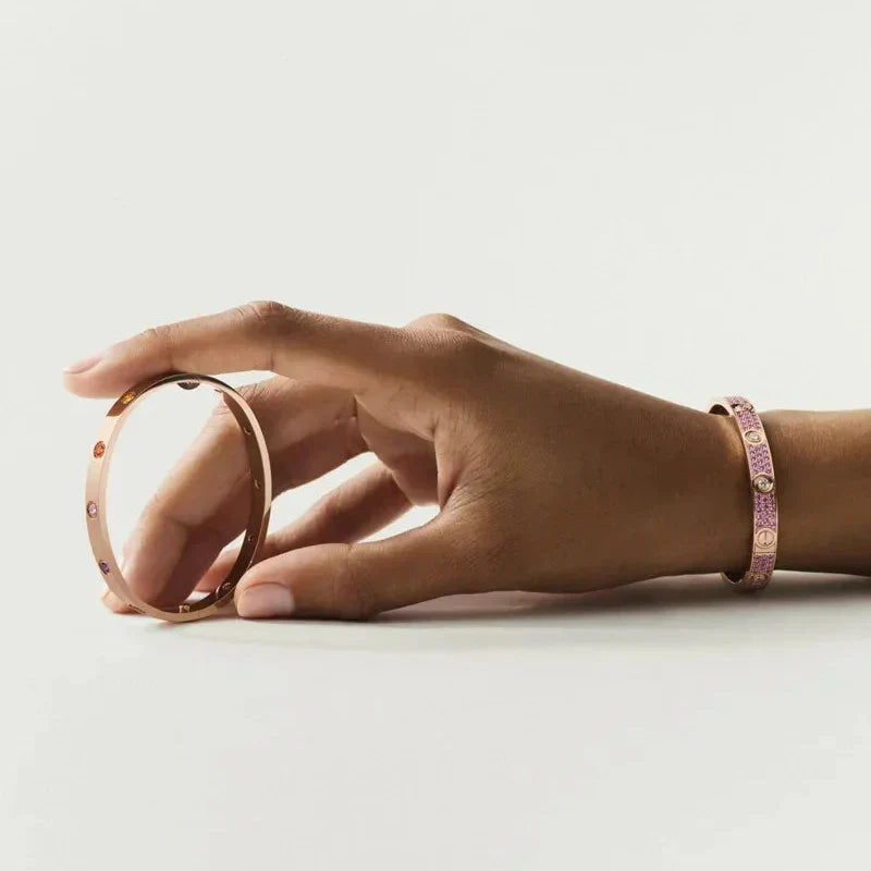 [VA]Classic 6.1mm Love Bracelet 10-Diamond Multicolor