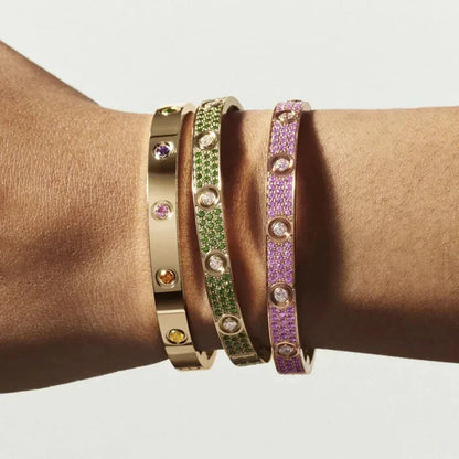 [VA]Classic 6.1mm Love Bracelet 10-Diamond Multicolor